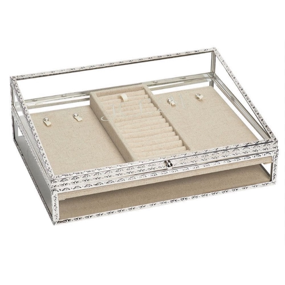 Pottery Barn Antique, Silver Jewelry Box